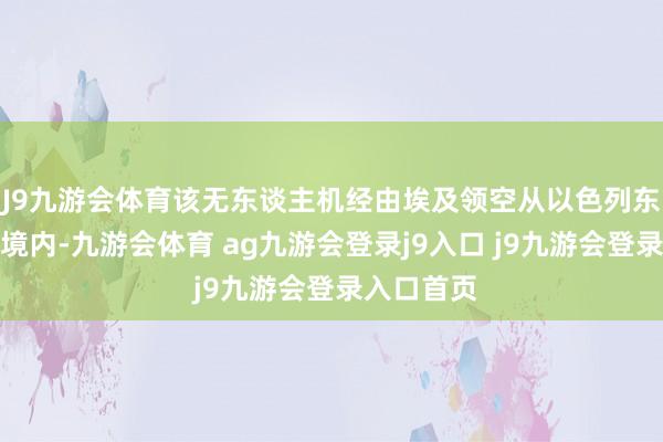 J9九游会体育该无东谈主机经由埃及领空从以色列东部插足以境内-九游会体育 ag九游会登录j9入口 j9九游会登录入口首页