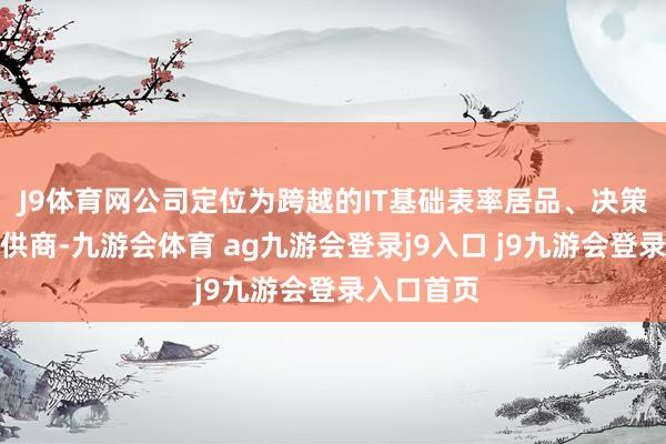 J9体育网公司定位为跨越的IT基础表率居品、决策和管事提供商-九游会体育 ag九游会登录j9入口 j9九游会登录入口首页