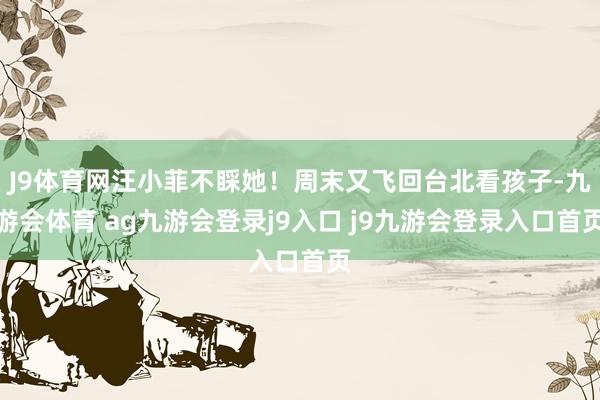J9体育网汪小菲不睬她!周末又飞回台北看孩子-九游会体育 ag九游会登录j9入口 j9九游会登录入口首页