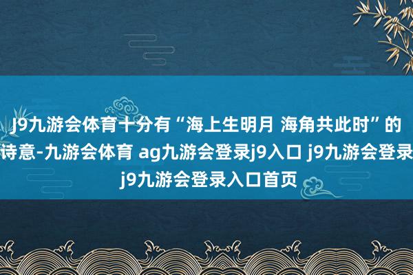 J9九游会体育十分有“海上生明月 海角共此时”的好意思好诗意-九游会体育 ag九游会登录j9入口 j9九游会登录入口首页