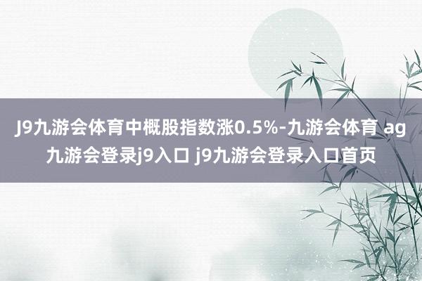 J9九游会体育中概股指数涨0.5%-九游会体育 ag九游会登录j9入口 j9九游会登录入口首页