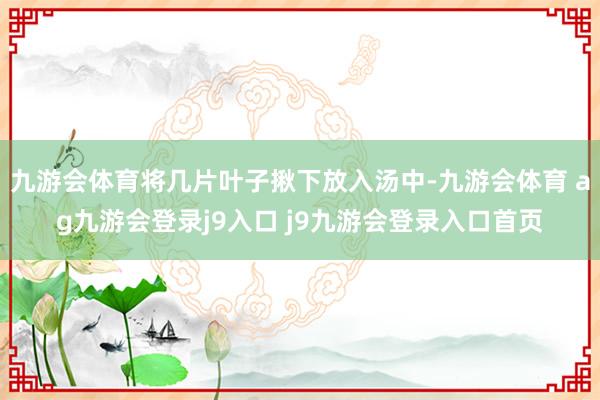 九游会体育将几片叶子揪下放入汤中-九游会体育 ag九游会登录j9入口 j9九游会登录入口首页