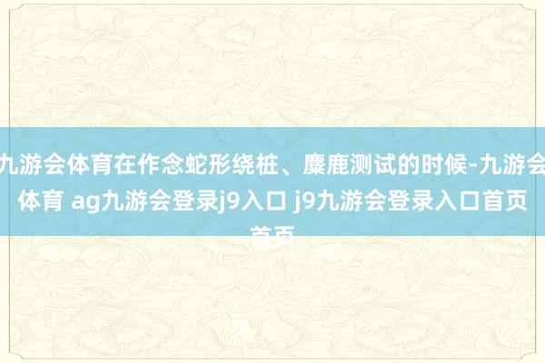九游会体育在作念蛇形绕桩、麋鹿测试的时候-九游会体育 ag九游会登录j9入口 j9九游会登录入口首页