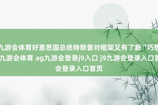 九游会体育好意思国总统特朗普对框架又有了新“巧想”-九游会体育 ag九游会登录j9入口 j9九游会登录入口首页