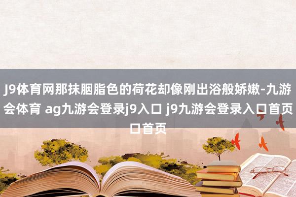 J9体育网那抹胭脂色的荷花却像刚出浴般娇嫩-九游会体育 ag九游会登录j9入口 j9九游会登录入口首页